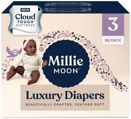 Generic Millie Moon Luxury Diapers - (Select Size and Count), White