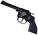 KarnevalsTeufel Revolver Jerry Spielzeugrevolver Cowboy Sheriff Wilder Westen 8 Schuss Wicke Pistole (Jerry)