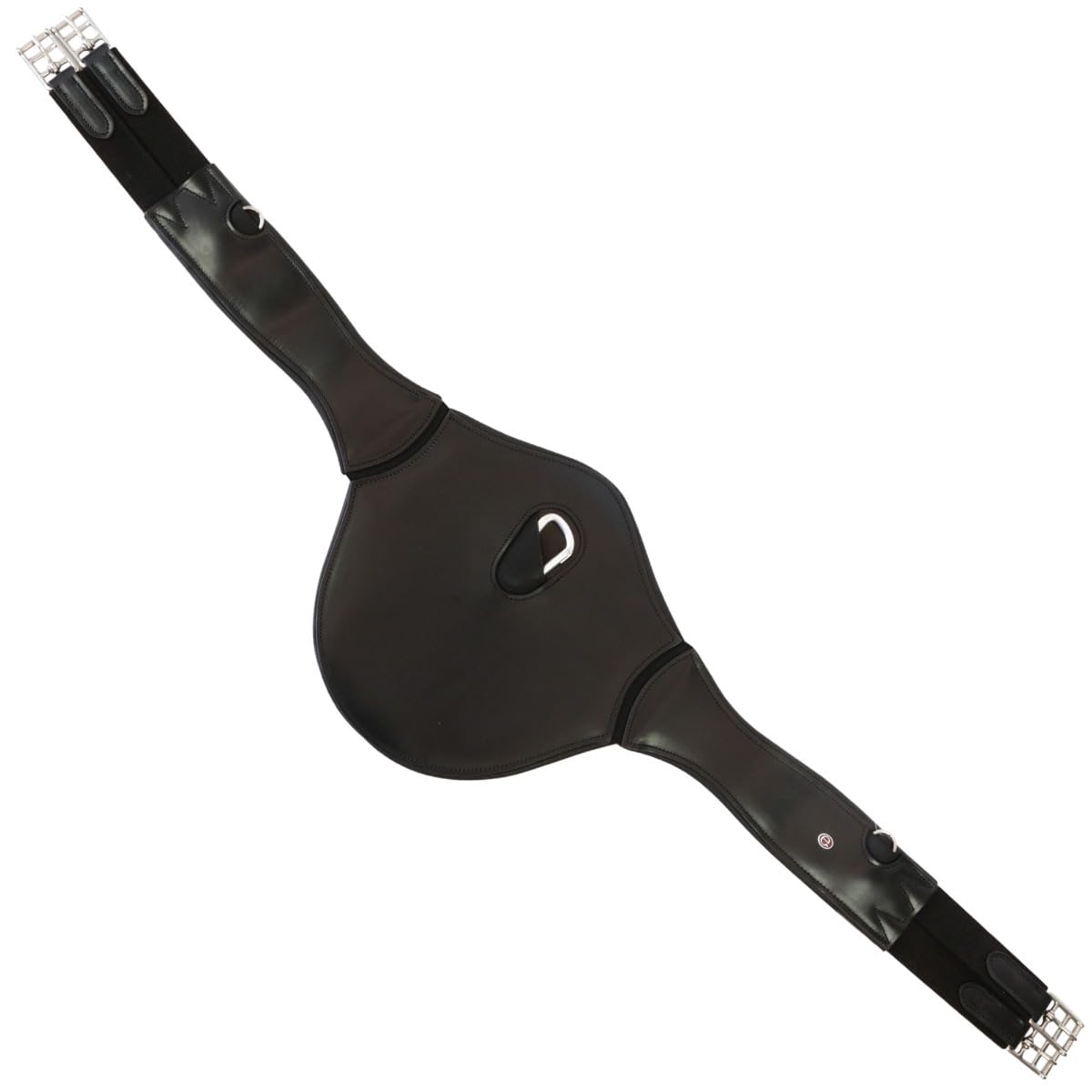 Sottopancia Pararamponi Equityum Butterfly, Protezione Salto Ostacoli, Morbido e Resistente, Facile da Pulire, Ideale per Gare e Allenamenti, Accessori Cavallo (Nero, 135 cm)