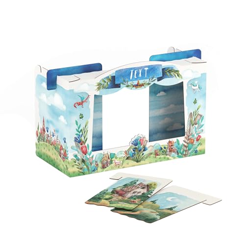 FOLDZILLA Teatrino delle Marionette per Bambini da Tavolo 47,3 x
