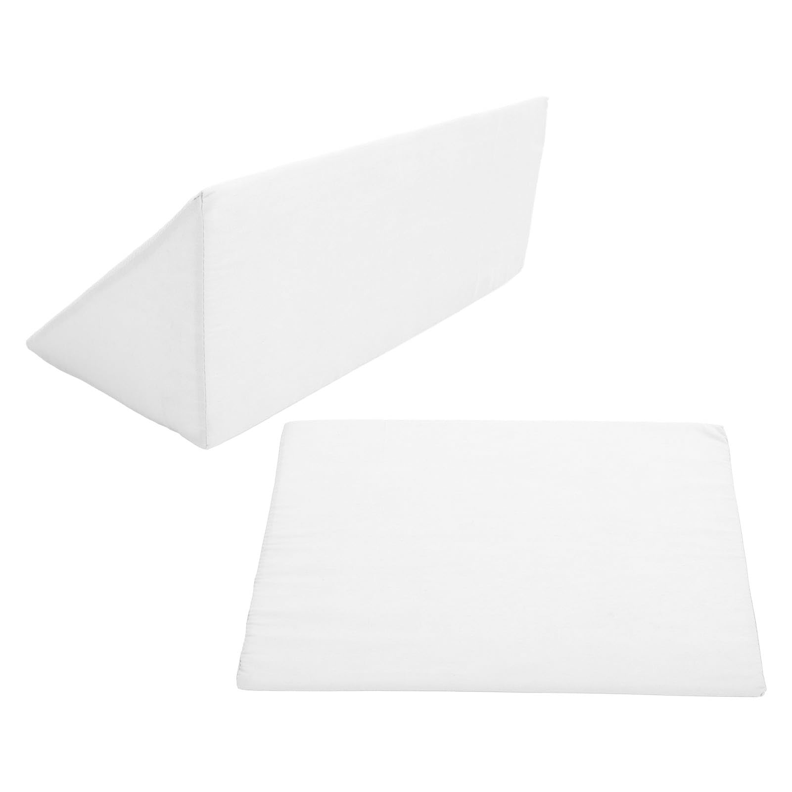 ZIZEV Back Positioning Elevation Pillow, Comfortable Support Soft Deformation Proof Bedsores Prevention Body Side Sleeping Pillow Turn Over Aid for Home (White)