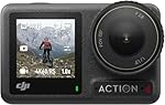 DJI Osmo Action 4 Pack Esencial: cámara de acción ...: Sensor de 1/1.3 pulgadas y excelente rendimiento con poca luz - La cámara deportiva DJI ACtion 4 tiene un mayor sensor que supone mejor calidad de imagen, lo que hace que el vídeo de tu cámara de acción 4K sea fantástico, sin importar cuándo o dónde ...