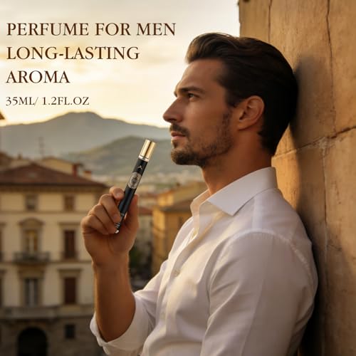 Men's Perfume Gift Set for Men, Perfume 6 x 35 ml, Eau de Parfum Men with Woody, Citrus, Oud, Premium Fragrance, Personalised Gift Idea for Colleagues, Valentine's Day, Birthdays