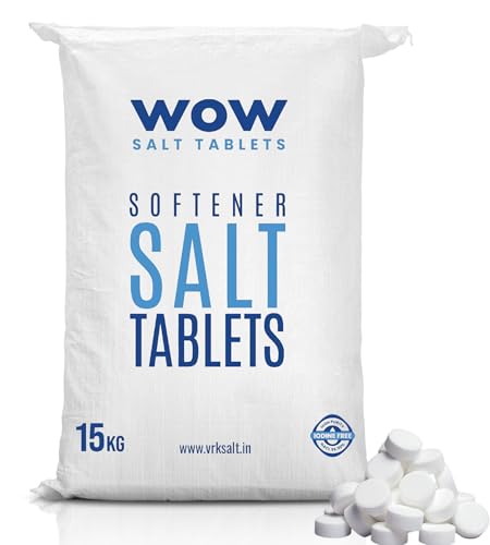 Image of 15Kg Water Softener Salt Tablets Bag | Water Purification Tablets or Water Softener Regeneration for Home & Office