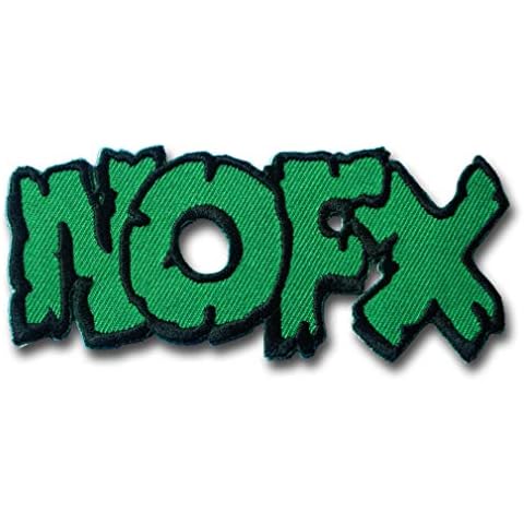 Verani NOFX Iron On or Sew On Embroidered Patch Alternative Punk Rock Hip Hop Band Greem Cover