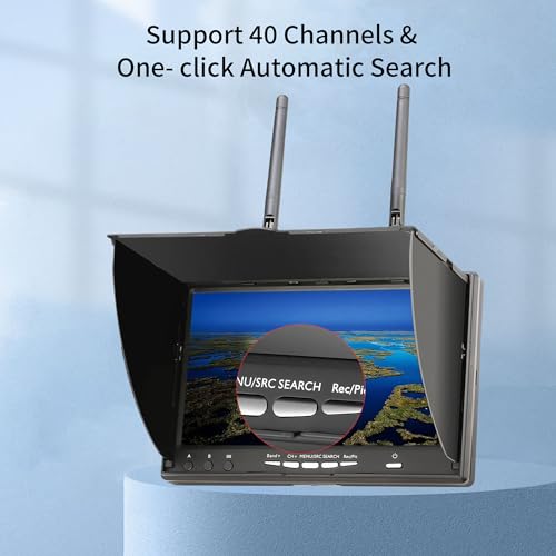 Image of SPEEDY BEE 7Inch Portable FPV Monitor: 5.8Ghz 7 inch Screen with DVR 40CH Receiver 800 x 480 LCD Display Built-in Battery for FPV