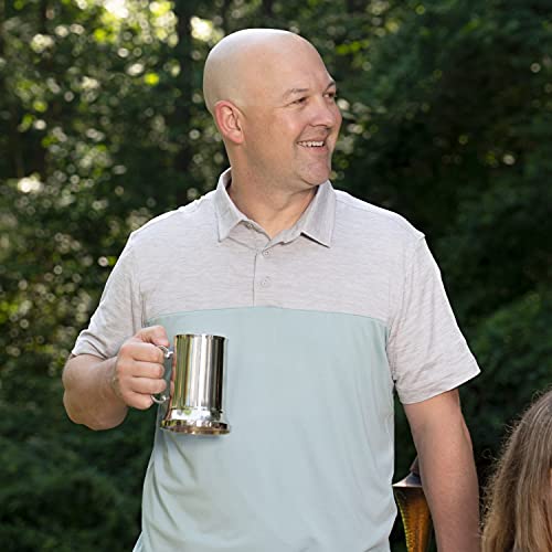 Maxam Stainless Steel Tankard Style Beer Mug, 20 Ounce #TOP4
