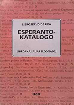 Unknown Binding Esperanto-Katalogo: Libroj Kaj Aliaj Eldonajoj Book