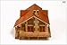 Desktop Wooden Model Kit Garden House A with a Large Deck by YOUNGMODELER by Young Modeler