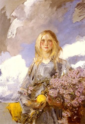 Cuadro en lienzo de 60x90cm con la obra Michaelmas de Jebusa Shannon para decoración de pared