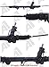 Reman Hydraulic Power Steering Rack & Pinon(Complete Unit) fits 1989-1997 Me
