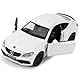 imtfzct 1/36 C63 S AMG Spielzeugauto，Kinder Spielzeugauto mit Pull Back Funktion, sammelbares Modellauto aus Leichtmetall, Geburtstagsgeschenk für Jungen und Mädchen (weiß)