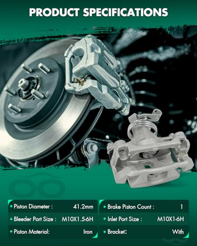 Image of SCITOO Rear Right Brake Caliper With Bracket 18B4945 Compatible For Buick Terraza 2005-2007, For Chevrolet Uplander 2005-2009, For Pontiac Montana 2005-2009, For Saturn Relay 2005-2007