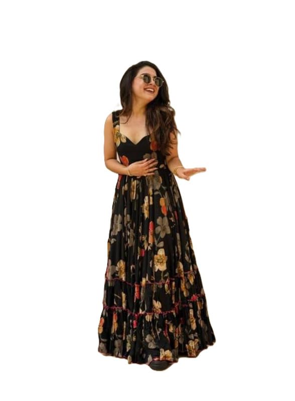 Women Maxi Flowy Long Dress Elegant Party Casual Summer Stylish Floral Vacation Look-image-45