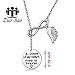 Zuo Bao Memorial Jewelry Sympathy Gift A Piece of My Heart Lives In Heaven Lariat Y Necklace Loss Jewelry Gift (Y neckalce)