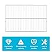 240360908 Refrigerator Wire Shelf 25 3/7 X 16 1/2 Inch Compatible with Frigidaire, Kenmore, Foreverpro 240360901, 240360905, 3189137, AP5805565, EAP9492365 (1 Pack)
