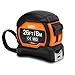 Price comparison product image Amazon Brand  Umi Tape Measure 8M 26FT, Retractable Professional Measuring Tape, Imperial and Metric Measurements with Metal Belt Clip