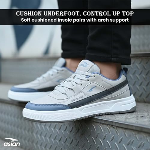 Image of ASIAN Unicorn-13 Men's Sneakers | Stylish & Durable Casual Shoes for Boys | Comfortable Memory Foam Shoes with Premium Upper & Anti-Slip Grip, Travel & Walk