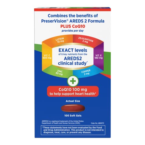 PreserVision AREDS 2 Eye Vitamins Lutein Zeaxanthin Supplement 100 Softgels - image 8