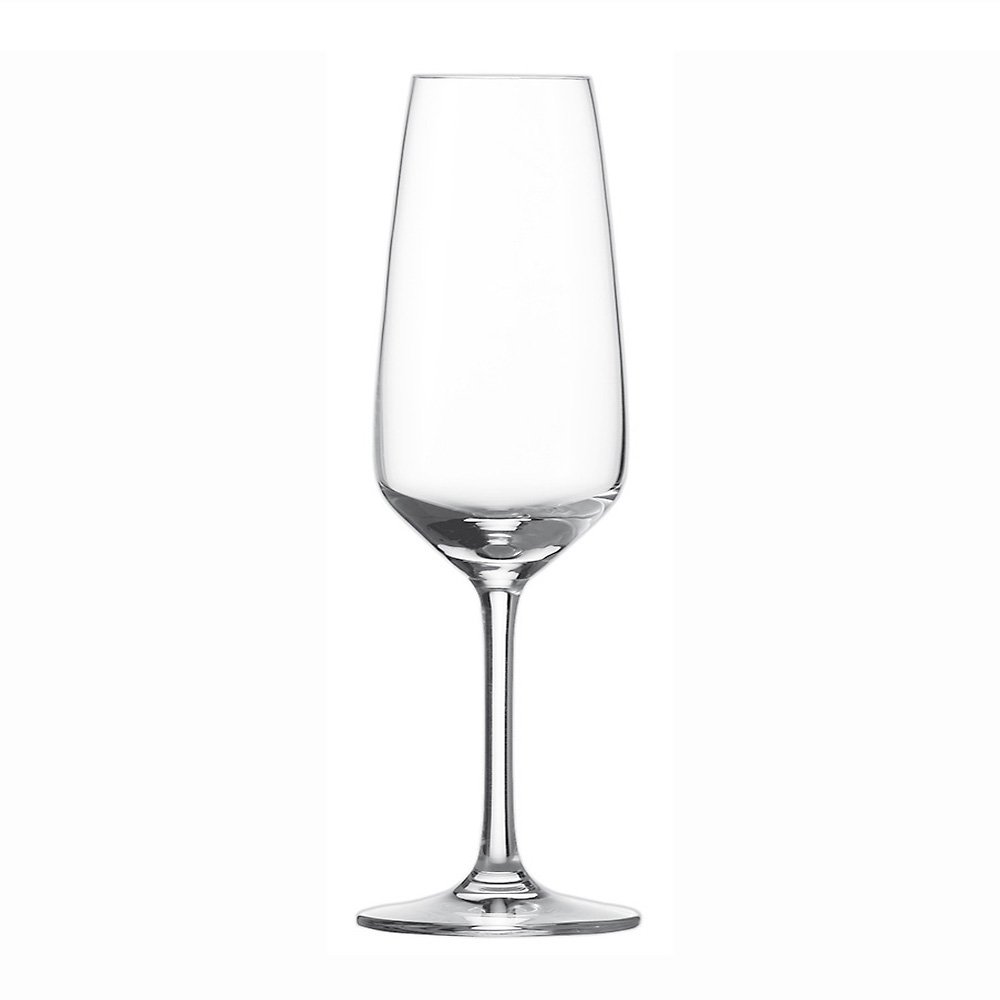 SCHOTT ZWIESEL Champagneglas Modo (set van 4), rechte champagneglazen met mousseerpunt, vaatwasmachinebestendige Tritan-kristalglazen, Made in Germany (artikelnummer 119901