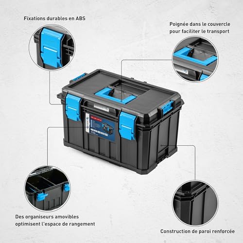 Boite à Outils HT7G502 Högert Technik avec construction modulaire robuste - 8