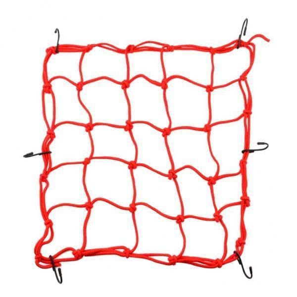 Enakshi® 4xMotorcycle Bike Cargo Elastic Net Luggage 6 Hooks Mesh Holder Red 40 * 40cm| Parts & Accessories | Motorcycle Accessories | Luggage | Other Luggage-image-34