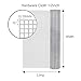 WNYAILLL 304 Stainless Steel Welded Wire Mesh Wire Metal Mesh, 1/2 in Hardware Cloth, Heavy Duty Wire Mesh Fence, Garden Welded Chicken Wire Fencing Cage Wire, Easy to Cut(1.2mX8m(47.2inX26.2ft))