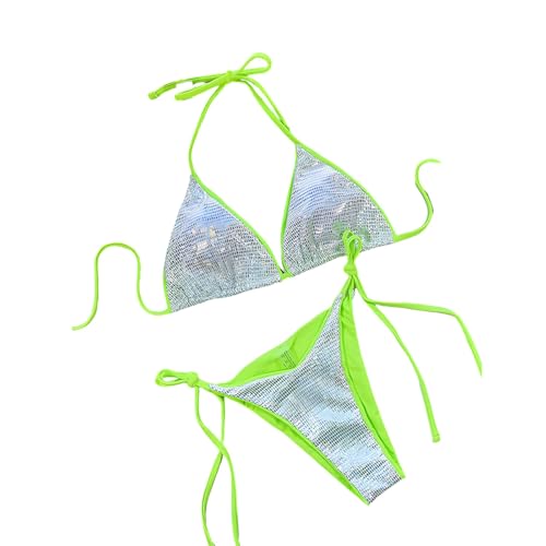 Tankini avec rayures dorées sur l'encolure ensemble bikini chic de piscine