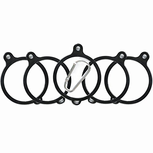Greant Safety Ring Set Compatible with Hydro Bottle Wide Mouth Water Flask, 12-64 oz, 5 Pack