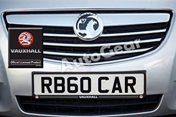 Richbrook vauxhall official licensed logo car number plate surround frame holder