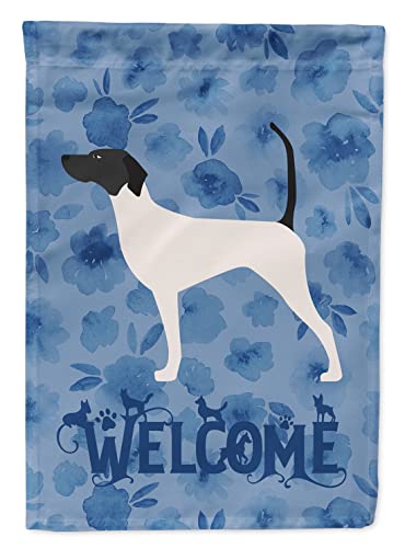 English Pointer Welcome Flag grand drapeau en toile multicolore