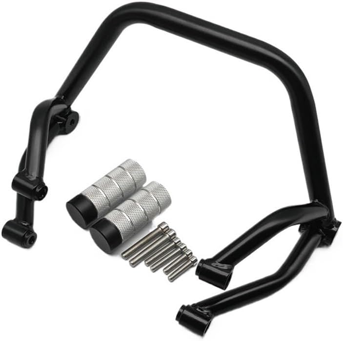 Engine Guard Crash Bars Motorcycle Subcage Stunt Cage Rear Passenger Peg Crash Bar Engine Guard for MT09 for FZ09 for Tracer for FJ09 2013-2020 Motorbike Crash Bar Bumper