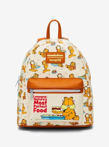 Hot Topic Loungefly Garfield Lasagna Mini Backpack Brown None