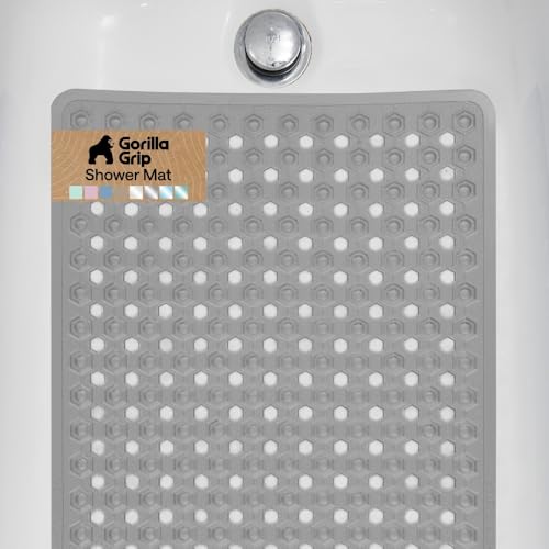 GORILLA GRIP Patented Bath Tub Shower Mat, Machine...