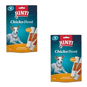 Rinti Chicko Dent Kaustreifen Medium Doppelpack