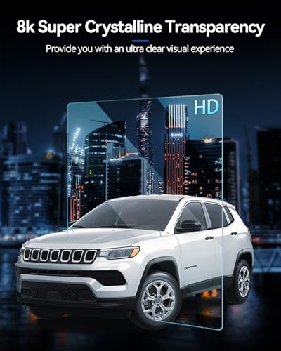 LANTU Protetor de tela de carro para Jeep Compass 2024 2023 2022 (Latitude Lux/Limited/Trailhawk/Hig