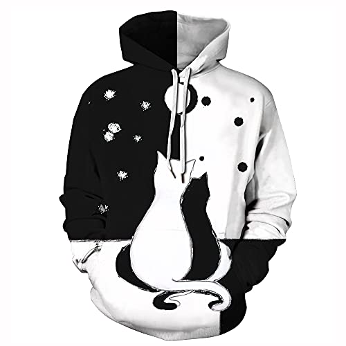 Sweatshirt Halloween chat noir idéal pour vos soirées cocooning