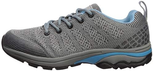 Propét Women's Petra Hiking Shoe, Light Grey/Light Blue, 12 X-Wide | Image 7