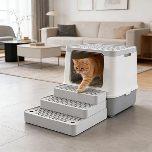 Tapis poubelle 3 rangs ABS Quick Neat Puss à base antidérapante - 3