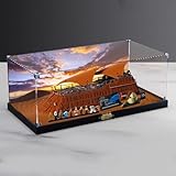 Cette vitrine en acrylique est spécialement conçue pour le modèle de voilier Lego 75397, le design unique de la vitrine peut correspondre parfaitement à votre Lego et économiser plus d'espace de rangement. Dimensions : 79,8 x 30 x 30 cm