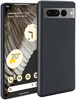 Olycism Phone Case Compatible for Google Pixel 7 Pro Case Cover Premium Flexible Silicone Case Ultra Slim Shock-Absorption Anti-scratching Slide-Proof Thickened Black