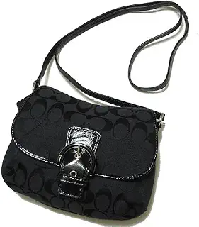 [コーチ] COACH ソーホーシグネチャーフラップボディバッグ F45623SLCBK (アウトレット品) 【並行輸入品】