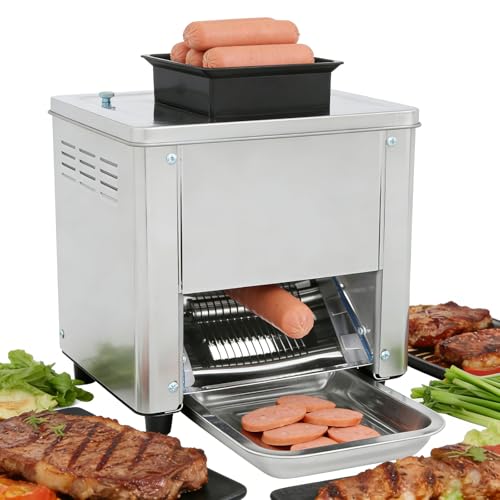 Cortadora Eléctrica de Carne 850W Acero Inox 7mm Ajustable