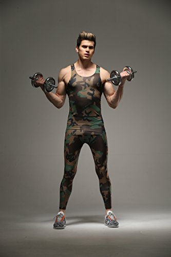 Men's Workout Compression Tights Training Thermal Base Layer Pants Fitness Gym Running Sport Performance Leggings S M L XL - Image 6