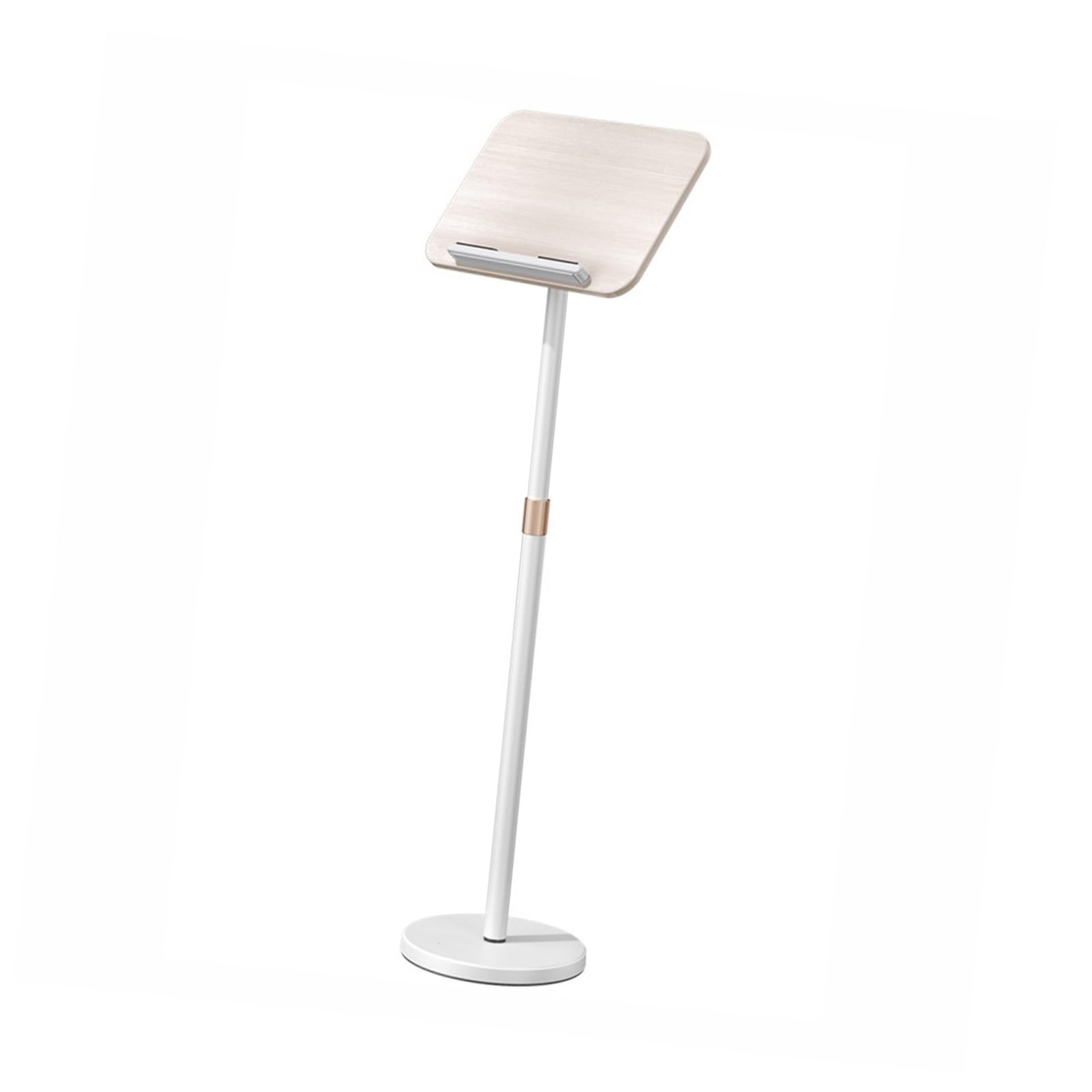 Leggio da pavimento regolabile, supporto portatile per lezione, casa e studio, ideale per insegnanti e studenti, altezza 86,5 cm
