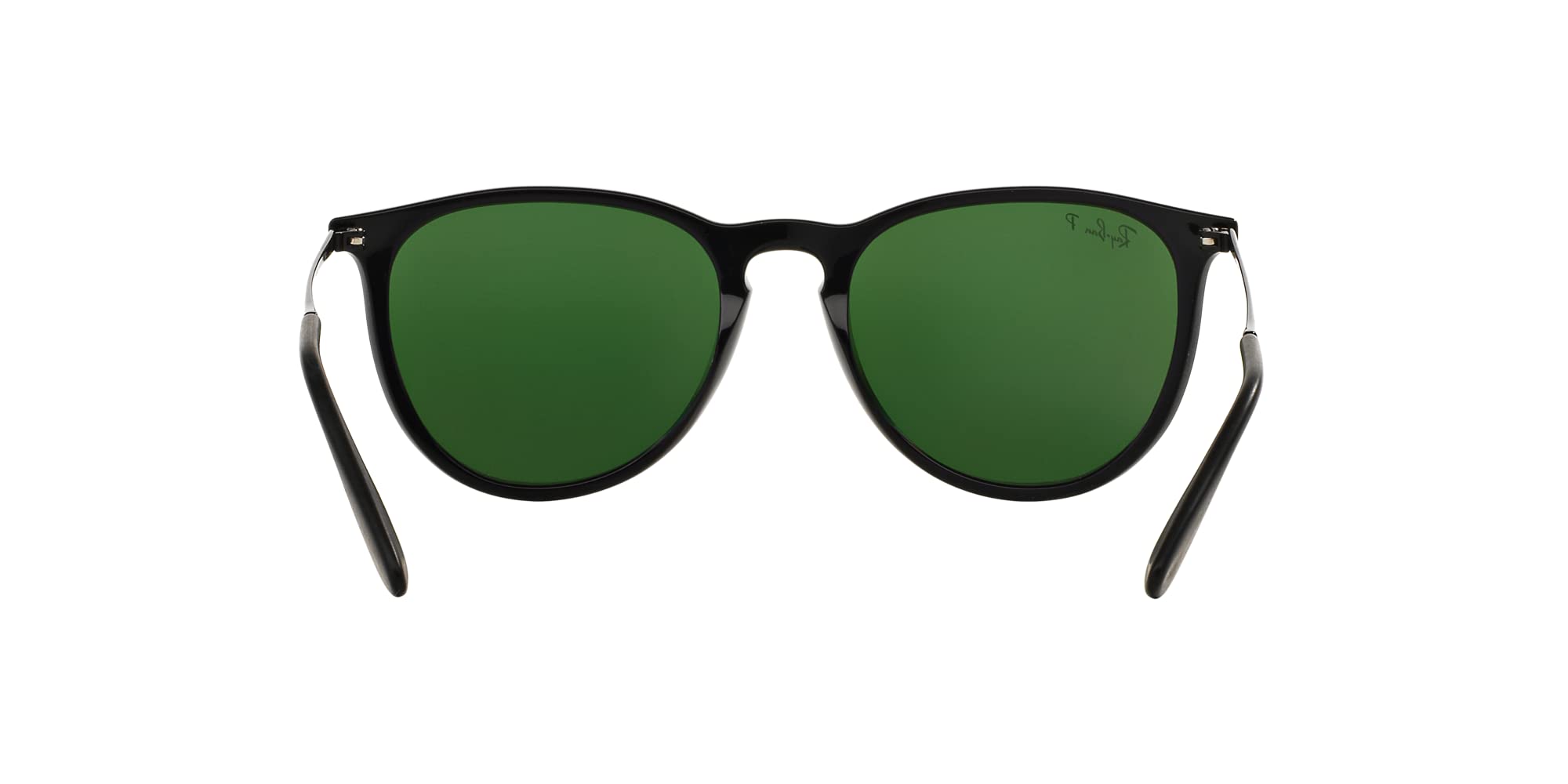 Ray-Ban RB4171 Erika Sunglasses + Vision Group Accessories Bundle: Black/Green Polarized (601/2p)