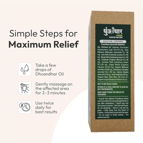 Image of Peeda Bhasm Magic Oil - 150 ML Each - Ayurvedic Pain Relief oil for Knee, Joint, Back, Shoulder, Muscle & Body Pain - Pack of 3