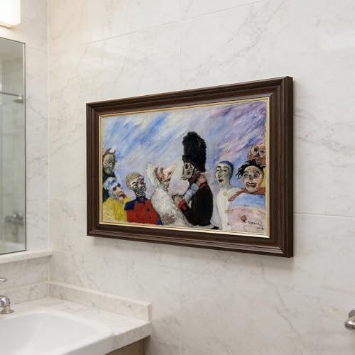 Impression toile James Ensor d'art avec cadre suspendu élégant - 5