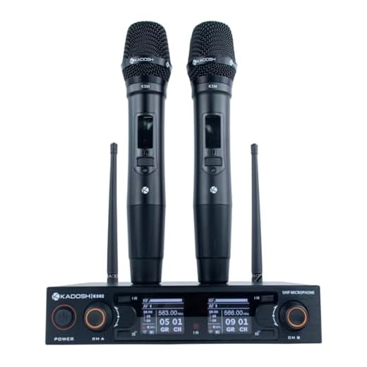 Microfone Kadosh Duplo Sem Fio K 502 M Original