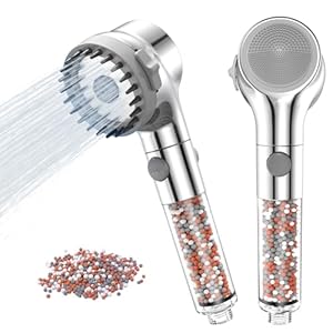 Pommeau de Douche Haute Pression Avec Brosse et Massage Zivacate (Occasion Comme Neuf)